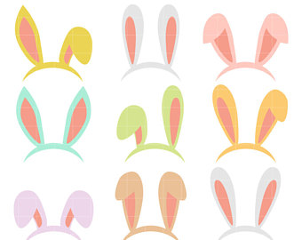 340x270 Cute Bunny Clip Art Etsy