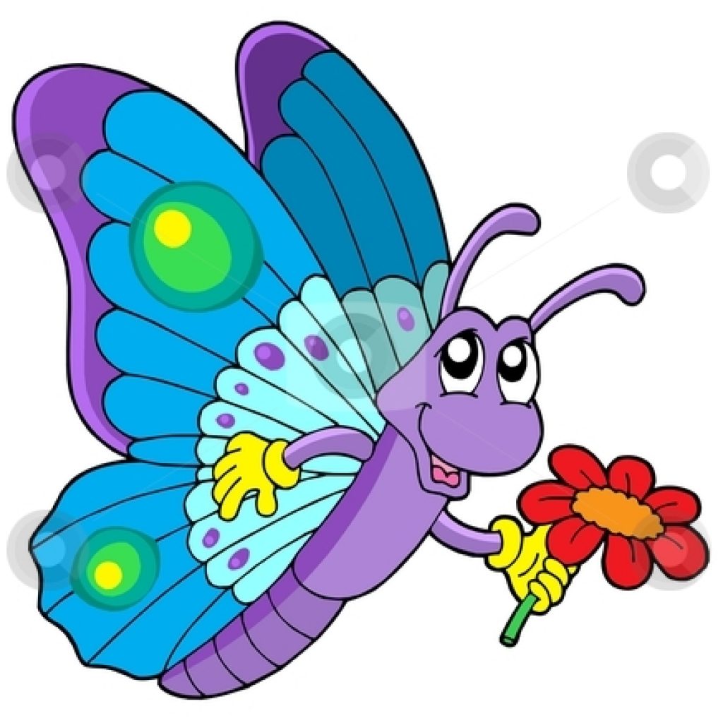 1024x1024 Cute Butterfly Clipart Free