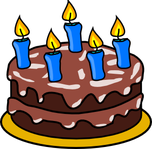 300x293 Birthday Cake 2 Clip Art