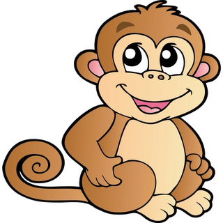 320x320 Cute Cartoon Monkeys Monkeys Cartoon Clip Art Cartoon Images