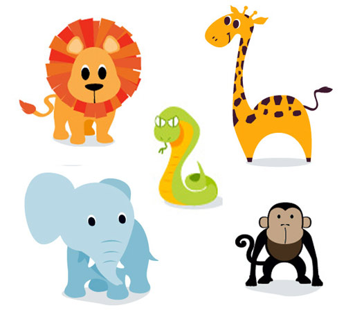 500x448 Collection Of Cartoon Jungle Animals Clipart High Quality