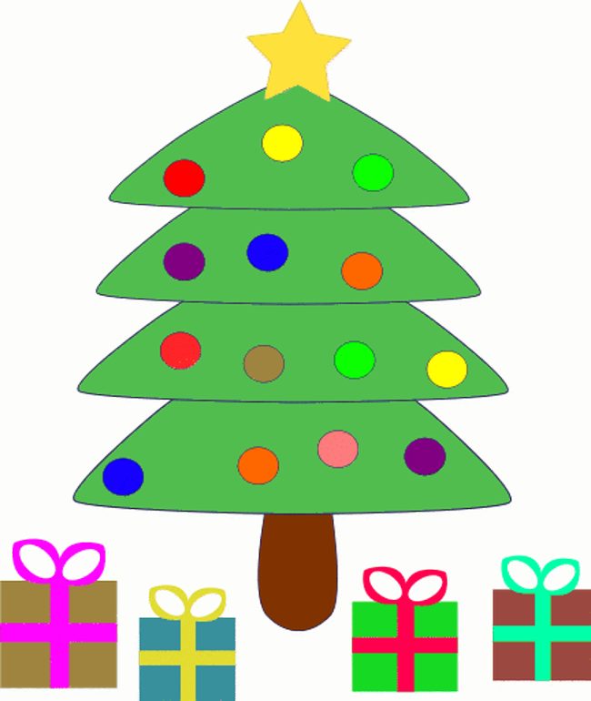 650x770 Cute Christmas Tree Clip Art