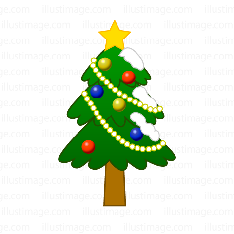 480x480 Free Cute Christmas Tree Clip Art Cartoon Amp Clipart