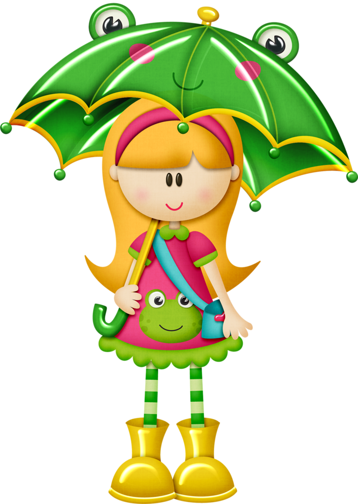 727x1024 Tborges Ribbitribbit Girl2.png Girls Clips, Clip Art And Frogs