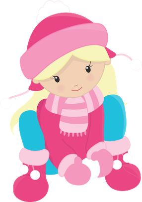 286x405 Winter Little Girl Clip Art Clip Art
