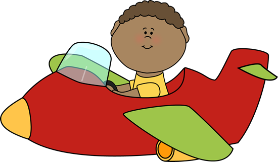 550x322 Kid Flying An Airplane Clip Art