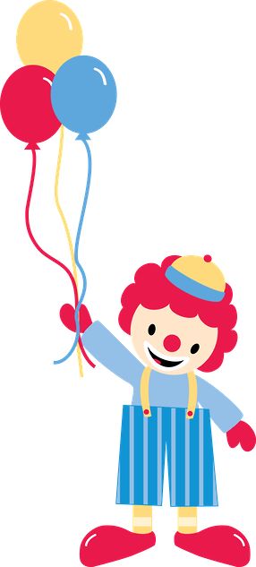 Cute Clown Clipart