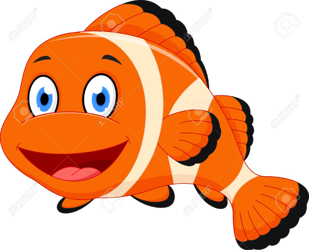 1300x1051 Clipart Clown Fish Cartoon Top 75 Clownfish Clip Art Free Image