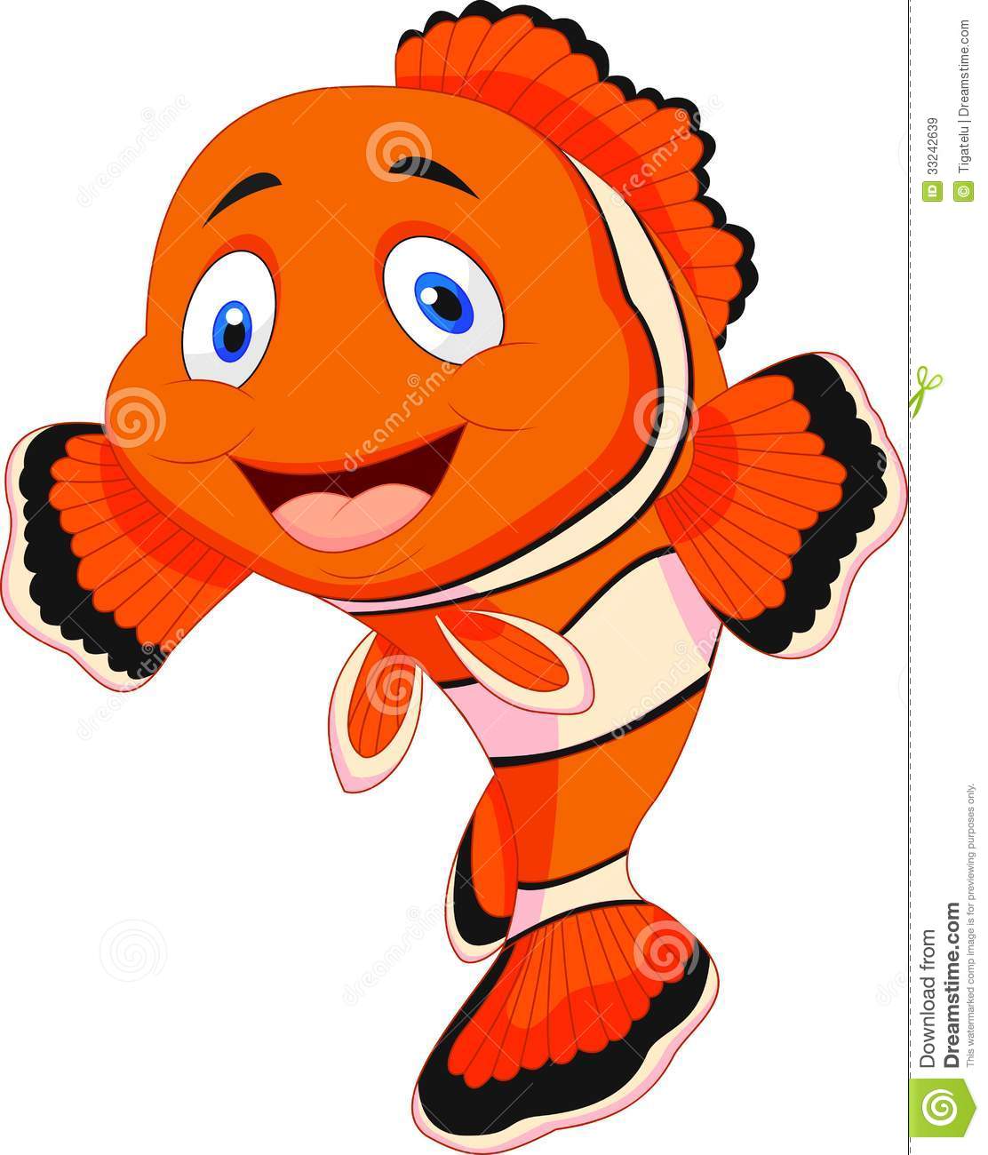 1112x1300 Cute Clown Fish Cartoon Clipart Panda