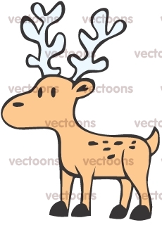 230x320 Cute And Simple Deer Cartoon
