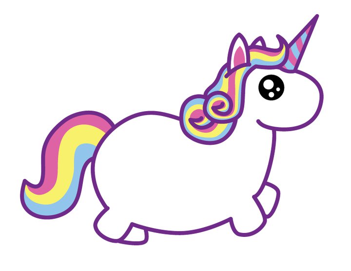720x556 Cute Unicorn Clipart Free