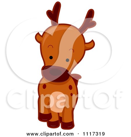 450x470 Cartoon Of A Cute Deer