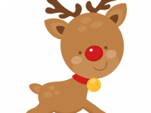 220x165 Christmas Deer Clipart Clipart Of Christmas Deer Vector K4660063