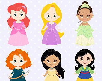340x270 Princess Digital Clipart, Princess Clipart, Snow White Clipart
