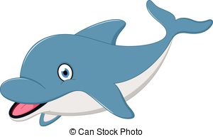300x193 Vector Illustration Of Cute Dolphin Cartoon Jumping Eps Vector