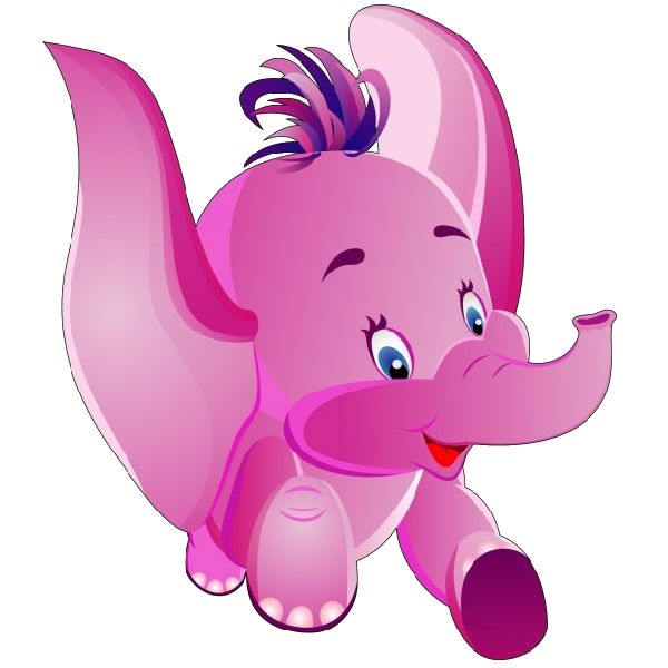 Cute Elephant Clipart