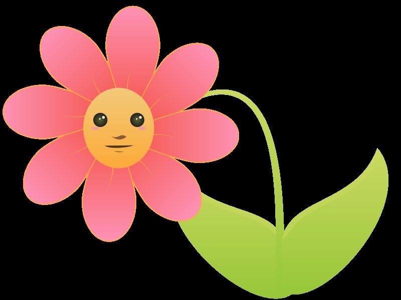 800x600 Flower Clipart Cartoon