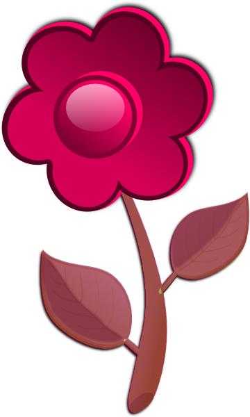 360x600 Pink Flower Cute Clip Art