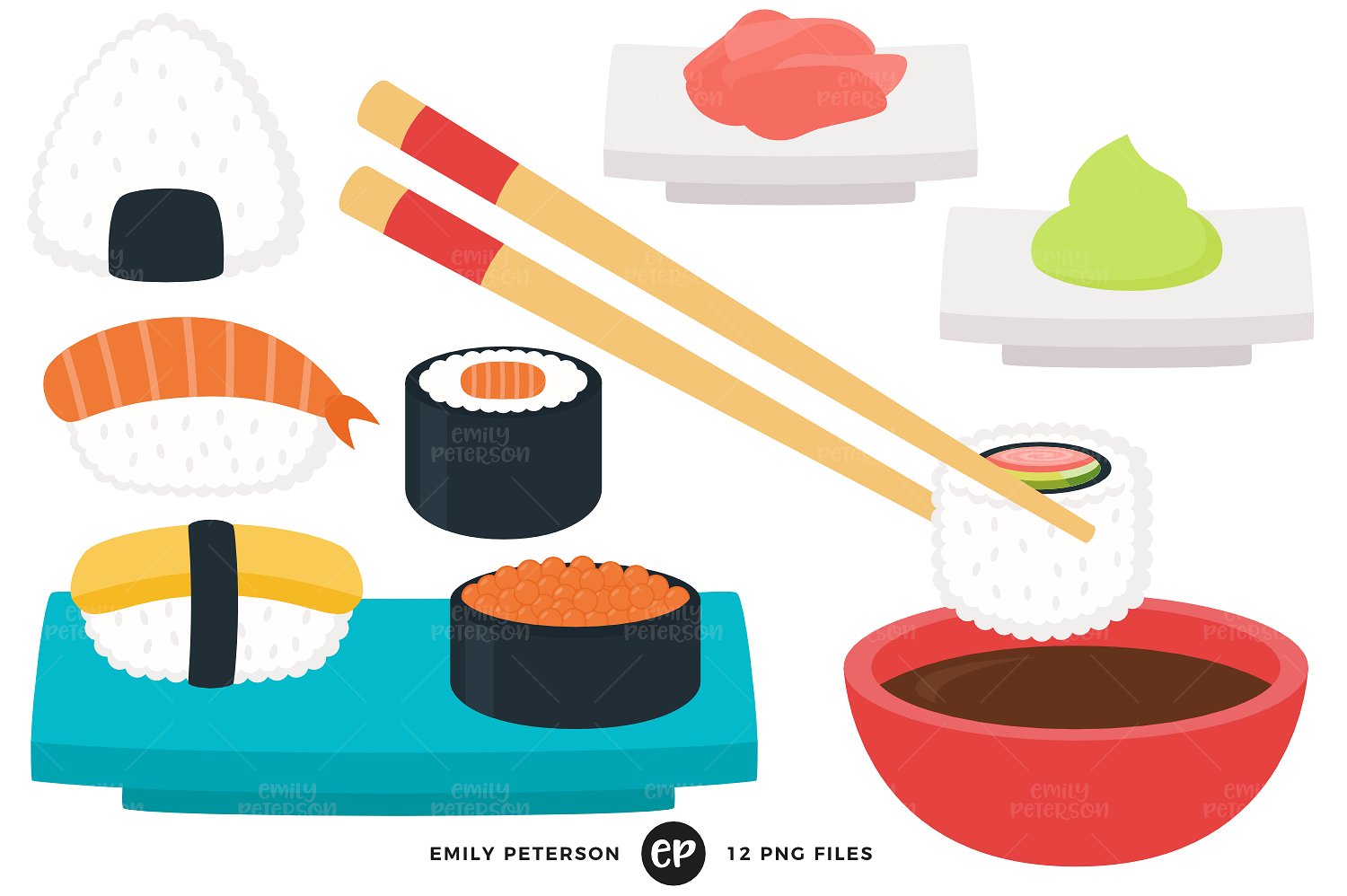 1500x998 Extremely Inspiration Sushi Clip Art