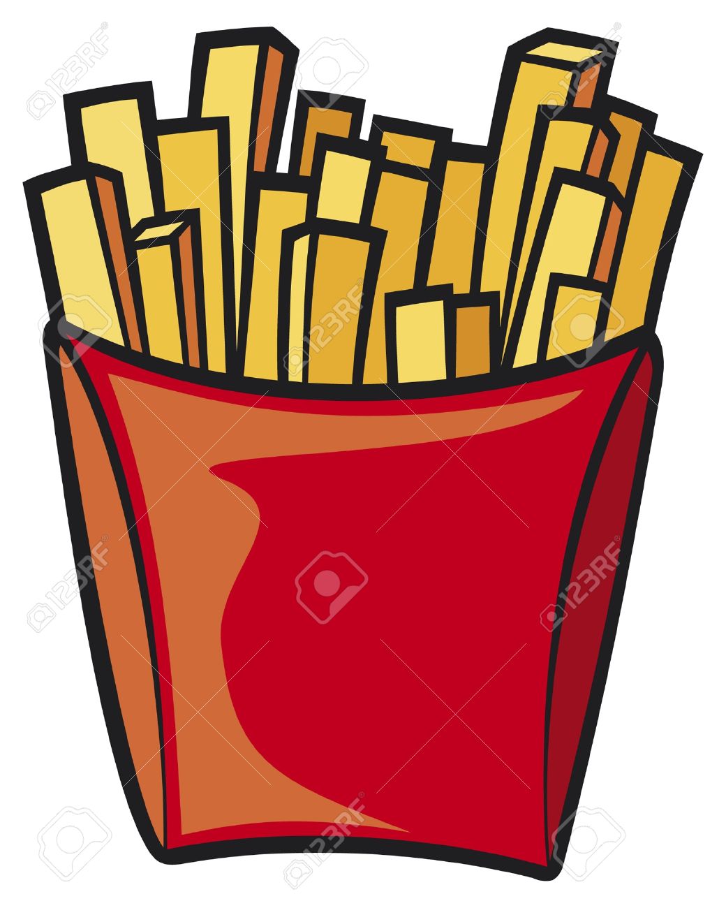 1040x1300 French Fries Clipart Cute Cartoon