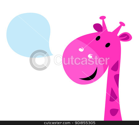 450x403 Cute Pink Giraffe Clipart