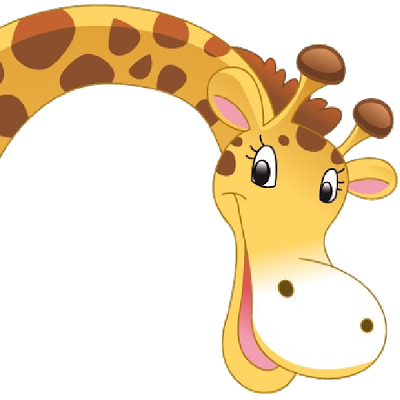 400x400 Elegant Baby Giraffe Clip Art