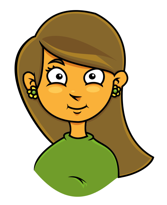 Cute Girl Clipart