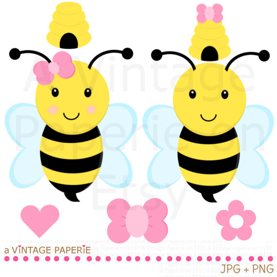 570x570 Girl Clipart Bumble Bee