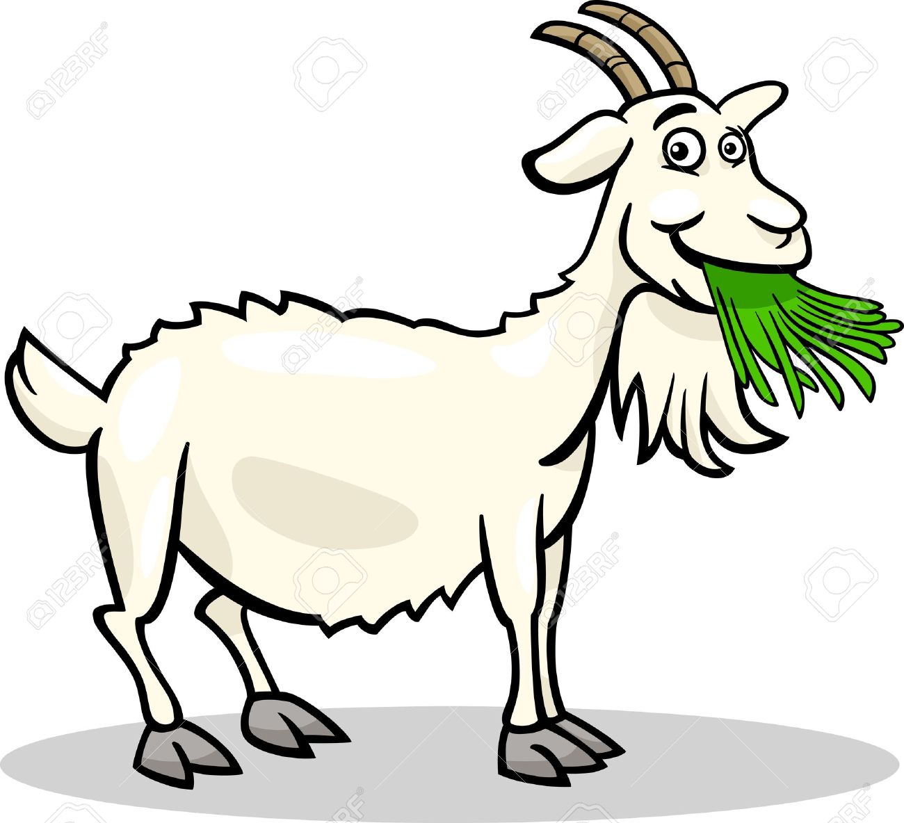 1300x1184 Fainting Goat Clipart