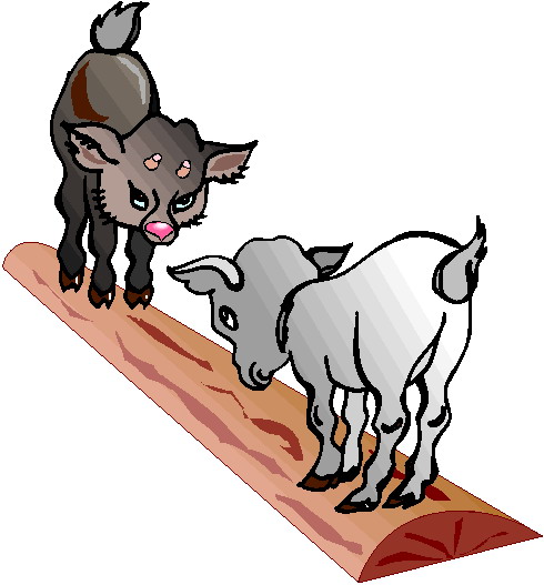 490x527 Spotted Goat Clip Art