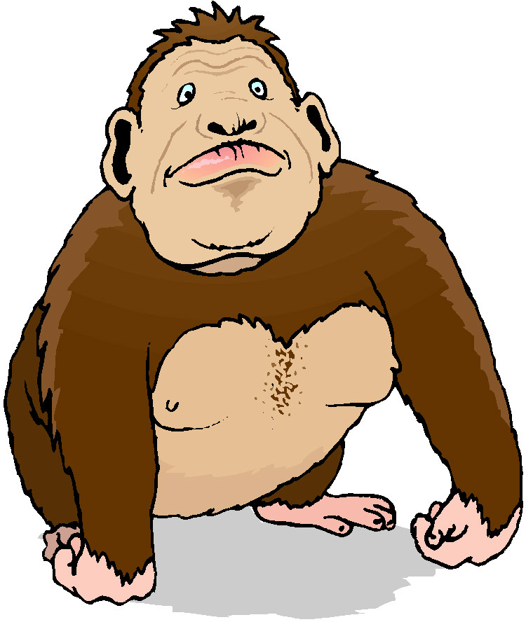 750x888 Monkeys Clip Art Farm