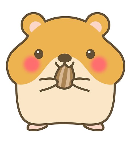 458x550 Cute Hamster Emoji Blush Sweet Eyes Posters By Japaneseinkart
