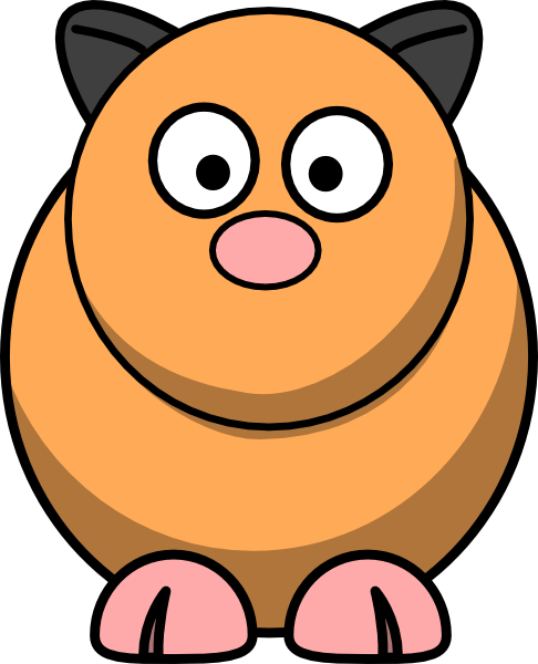 486x600 Cartoon Hamster Clipart