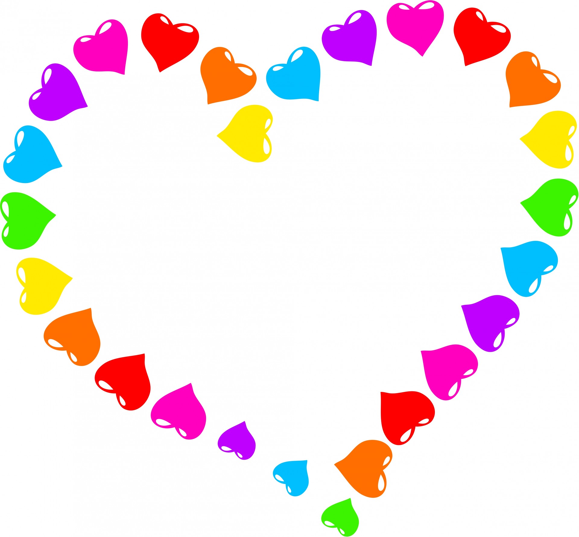 1920x1781 Rainbow Heart Clipart Free Stock Photo