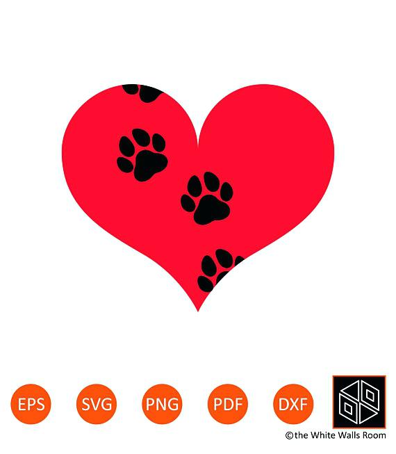 570x653 Cat Prints Clip Art Awesome Heart Paw Print Clip Art Cat Paw Stock