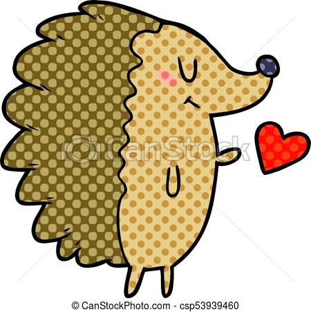 450x451 Cute Cartoon Hedgehog Clip Art Vector