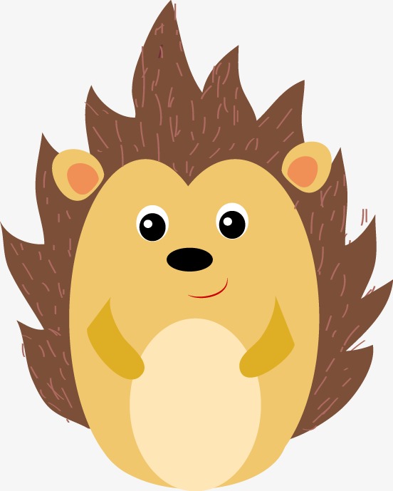 552x689 Hand Painted Cartoon Cute Hedgehog Pattern, Hand Painted, Cartoon