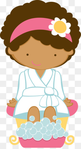 260x480 Day Spa Cartoon Girl Clip Art