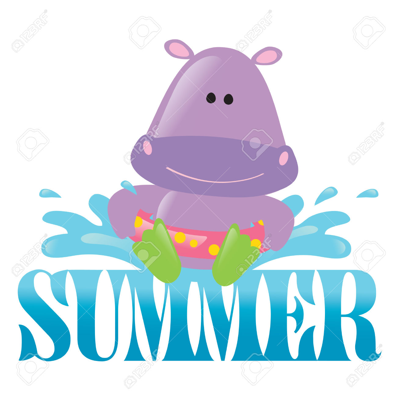 1300x1300 Pool Hippo Clipart, Explore Pictures