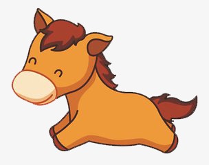 304x240 Cute Cartoon Horse, Cartoon, Lovely, Horse Png Image And Clipart