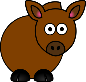 299x285 Cute Horse Clip Art