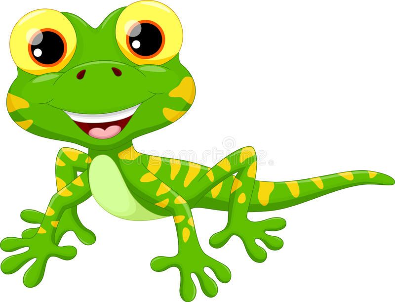 800x611 Cute Lizard Cartoon