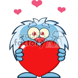 300x300 Royalty Free 10651 Royalty Free Rf Clipart Cute Little Yeti