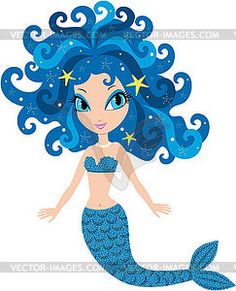 236x291 Cartoon Mermaid Cute Cartoon Mermaid With Seahorse Graphics
