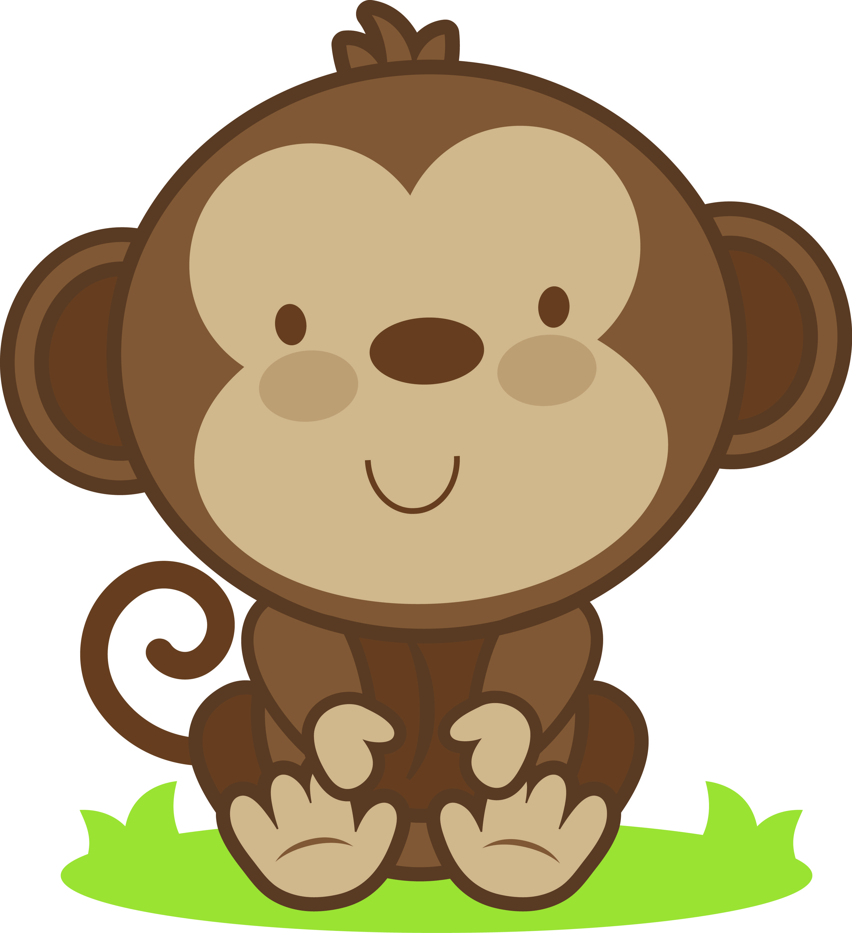 3259x3567 Cute Baby Monkey Clipart A0e8fb585efd6d731e513e26e93ff725
