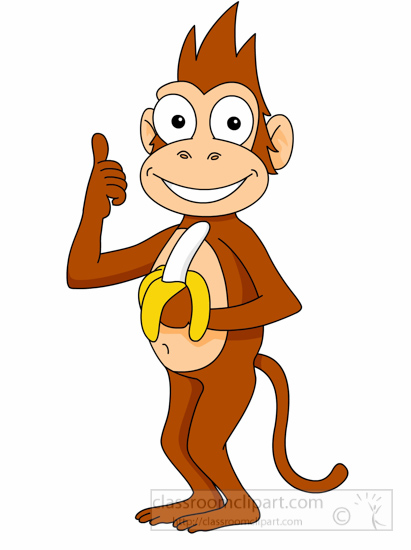 411x550 Free Monkey Clipart Images Cute Monkey Clipart