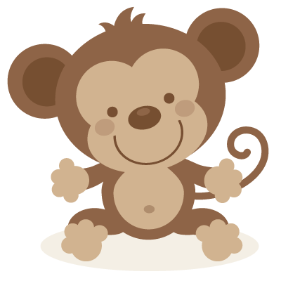 400x400 Cute Monkey Clip Art