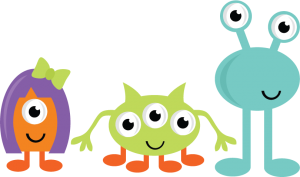 300x177 Cute Monsters Svg Cut Files For Scrapbooking Monster Svgs Cute
