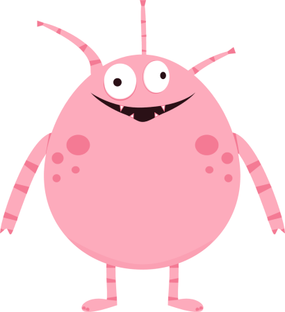 410x450 Monster Clipart For Kids Pink Monster Clip Art Image