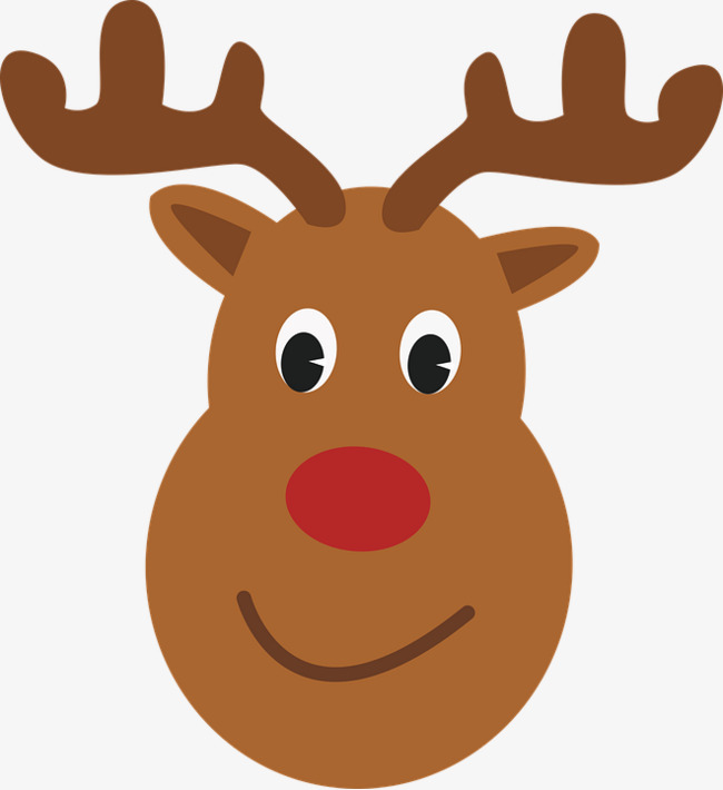 650x710 Cute Moose Head, Deer, Reindeer, Rudolph Png Image And Clipart